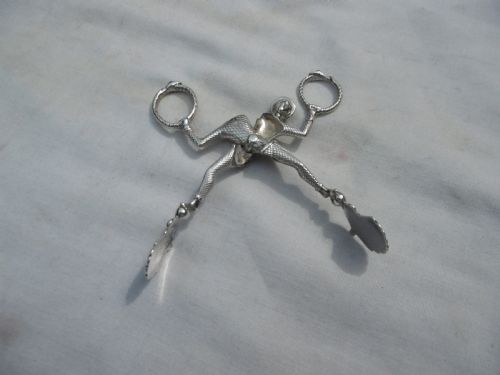 1848 FINE PAIR OF VICTORIAN HARLEQUIN SUGAR NIPS BY F HIGGINS 42G - ADDITIONAL PHOTO 1