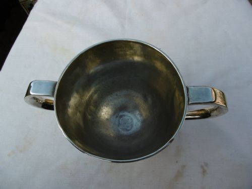 1736 VERY GOOD GEORGE 11 LARGE SILVER CUP BY THOMAS MASON 330 GRAMS - ADDITIONAL PHOTO 1