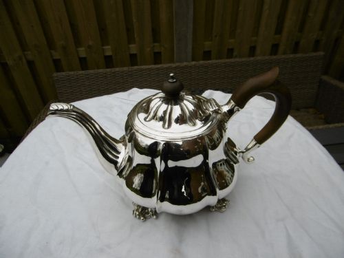 1822 FINE GEORGIAN SILVER TEAPOT BY JOHN WAKEFIELD 650G - ADDITIONAL PHOTO 3