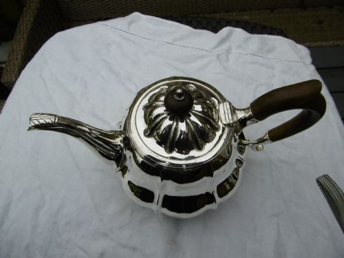 1822 FINE GEORGIAN SILVER TEAPOT BY JOHN WAKEFIELD 650G - ADDITIONAL PHOTO 4