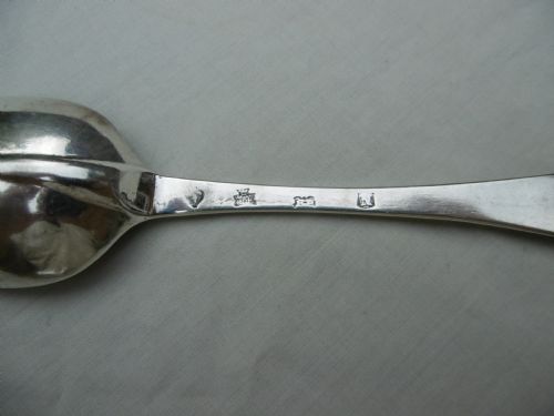 1717 RARE SCOTTISH GEORGE 1ST EDINBURGH RAT TAIL TABLESPOON J TAIT 75G - ADDITIONAL PHOTO 1