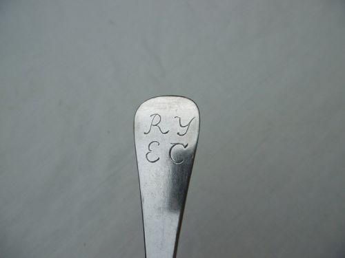 1717 RARE SCOTTISH GEORGE 1ST EDINBURGH RAT TAIL TABLESPOON J TAIT 75G - ADDITIONAL PHOTO 3