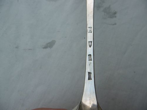 1783 RARE GEORGIAN YORK BASTING SPOON BY HAMPTON AND PRICE 120G - ADDITIONAL PHOTO 2