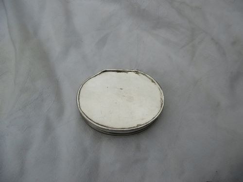 C1730 RARE SHELL SHAPED SILVER SNUFF BOX BY GM LOVELY DECORATION 40G - ADDITIONAL PHOTO 6