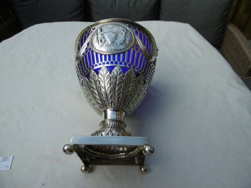 1775 STUNNING GEORGIAN ADAM STYLE LARGE SILVER SWING HANDLED BASKET SEE PHOTOS - ADDITIONAL PHOTO 2