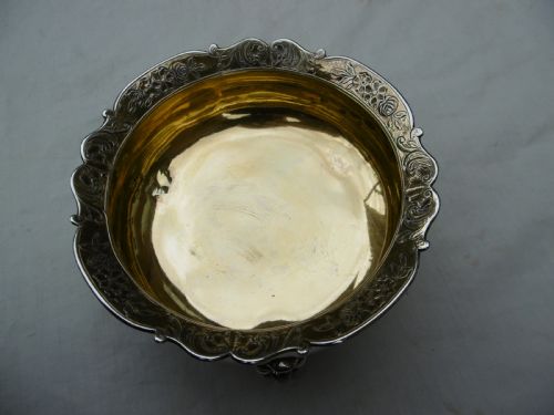 1745 RARE BEAUTIFUL SCOTTISH GEORGE 11 SILVER BOWL BY JOHN KINCARD 215G - ADDITIONAL PHOTO 2