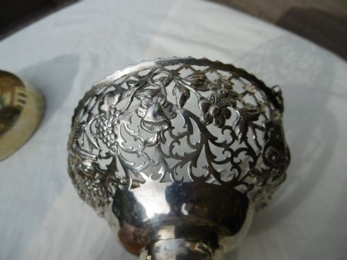 C1770 STUNNING IRISH GEORGIAN SILVER BASKET BY WILLIAM BOND 152G SEE PHOTOS - ADDITIONAL PHOTO 3