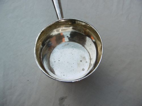 C1720 VERY RARE PLYMOUTH PROVINCIAL SILVER BRANDY PAN BY SAMUEL BLATCHFORD 195 GRAMS - ADDITIONAL PHOTO 1