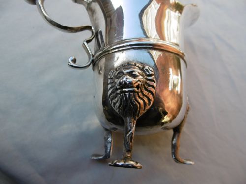 C1740 FINE QUALITY GEORGIAN IRISH SILVER HELMET CREAM JUG 180G - ADDITIONAL PHOTO 2