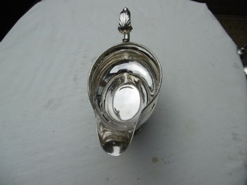 1778 FINE GEORGIAN SCOTTISH SILVER SAUCE BOAT BY JAMES WELCH 230G - ADDITIONAL PHOTO 3