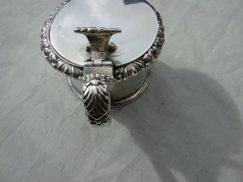 1824 FINE RARE GEORGIAN SILVER MUSTARD POT BY MATTHEW BOULTON 150G - ADDITIONAL PHOTO 3