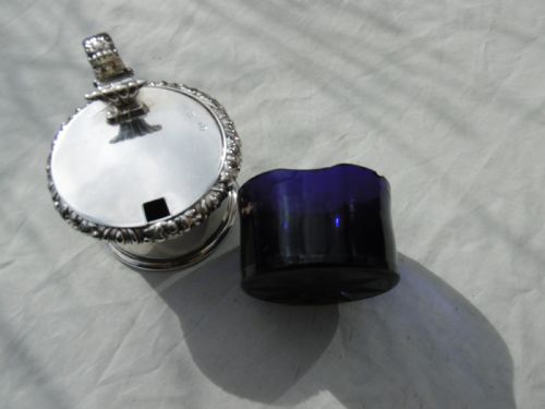 1824 FINE RARE GEORGIAN SILVER MUSTARD POT BY MATTHEW BOULTON 150G - ADDITIONAL PHOTO 4