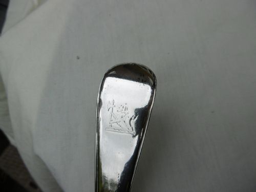 1782 RARE PATTERN GEORGIAN HESTER BATEMAN SOUP LADLE 162G - ADDITIONAL PHOTO 2