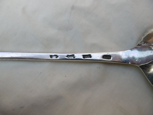 1749 LARGE GEORGE 11 HASH OR STUFFING SPOON BY JOHN WILKS GREAT HALLMARKS 150G 33CMS - ADDITIONAL PHOTO 1