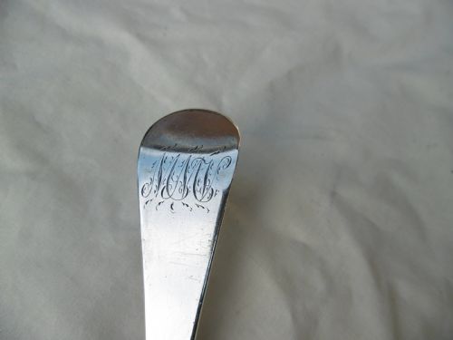 1749 LARGE GEORGE 11 HASH OR STUFFING SPOON BY JOHN WILKS GREAT HALLMARKS 150G 33CMS - ADDITIONAL PHOTO 4