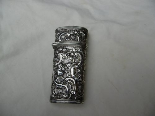 C1750 FINE RARE GEORGIAN SILVER ETUI WITH SOME TOOLS SEE PHOTOS - ADDITIONAL PHOTO 1