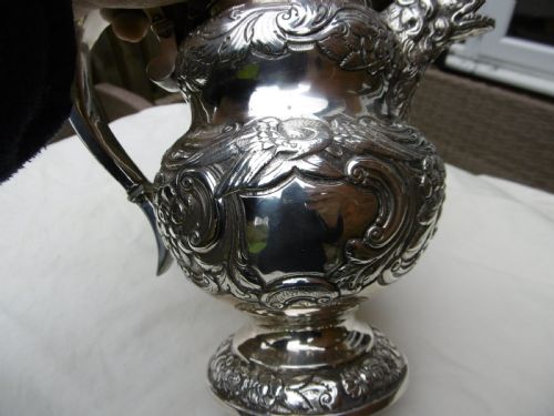 1825 MAGNIFICENT RARE GEORGIAN IRISH COFFEE POT BY EDWARD POWER SEE PHOTOS 800G - ADDITIONAL PHOTO 6