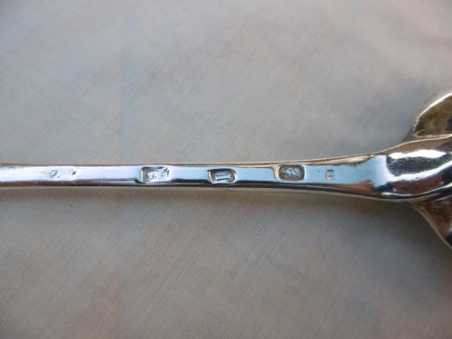 1724 FINE GEORGE 1ST BRITANNIA STANDARD BASTING SPOON BY WILLIAM SCARLETT 120G - ADDITIONAL PHOTO 1