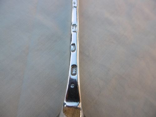 1724 FINE GEORGE 1ST BRITANNIA STANDARD BASTING SPOON BY WILLIAM SCARLETT 120G - ADDITIONAL PHOTO 2
