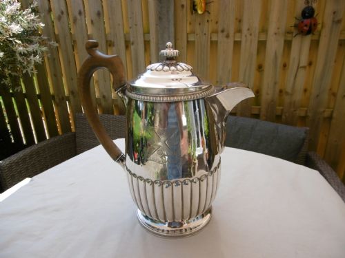 1814 STUNNING GEORGIAN COFFEE POT BY MATTHEW BOULTON WITH MCFARLANE CREST 630G
