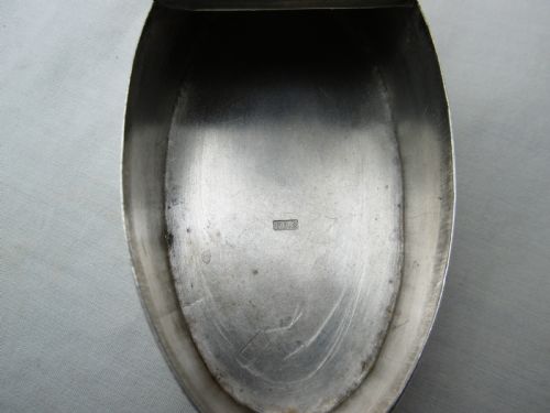 1800 RARE FINE IRISH SILVER SNUFF BOX BY FBS WONDERFUL HAMILTON CREST 76G - ADDITIONAL PHOTO 2