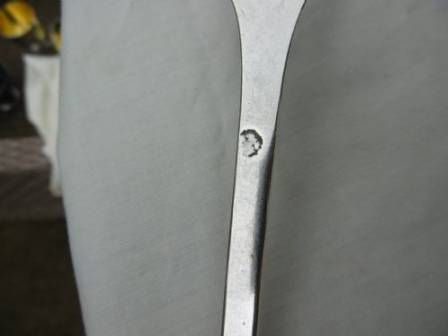C1711 RARE PROVINCIAL DOGNOSE TABLESPOON POSSIBLY EAST ANGLIA 42G DATED 1711 - ADDITIONAL PHOTO 3