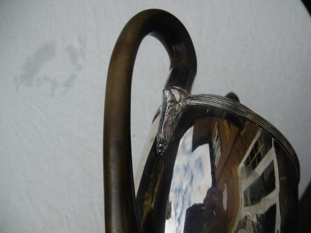 1797 beautiful Georgian Adams style Coffee Pot by Peter and Anne Bateman 670g View V