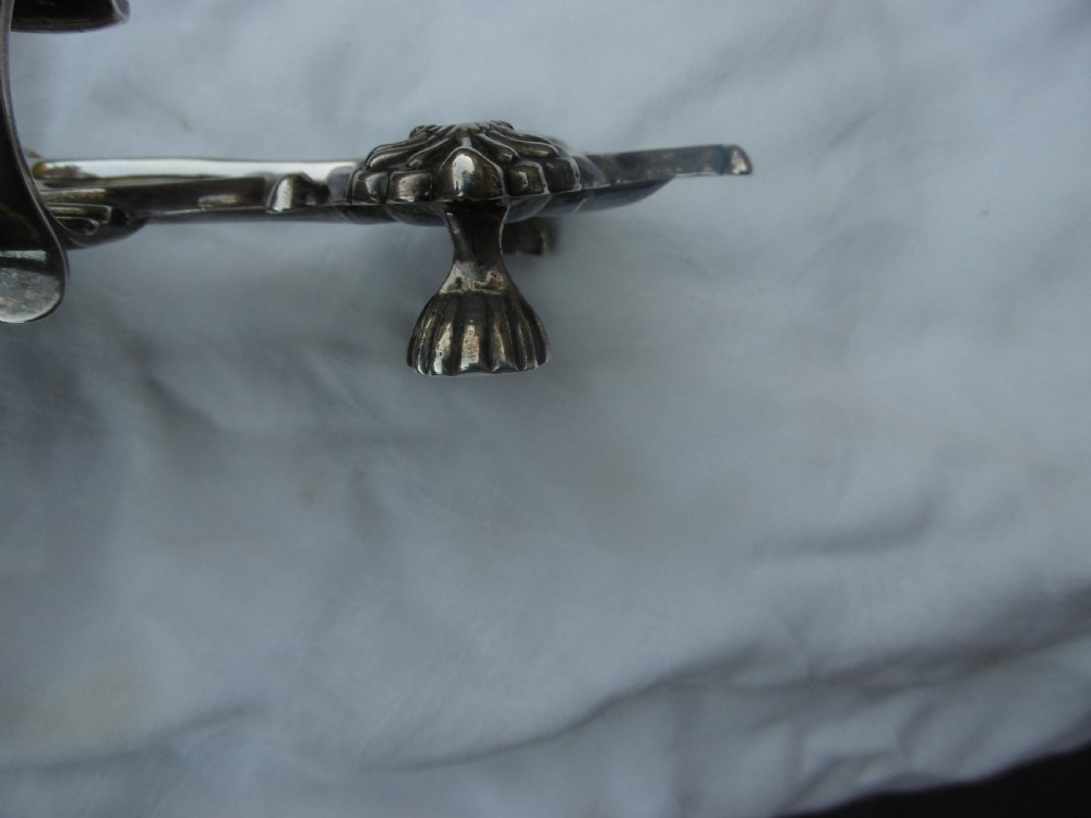 1758 rare quality George 11 Snuffers tray by Royal maker Edward Wakelin View VII