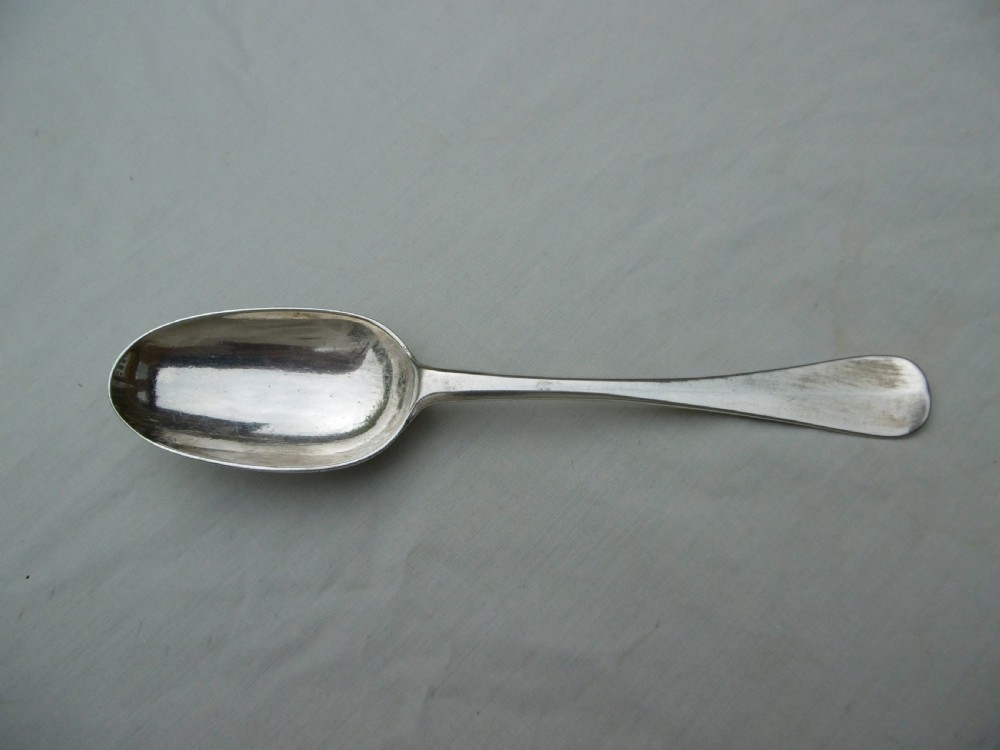 1717 rare Scottish George 1st Edinburgh rat tail tablespoon J Tait 75g View V