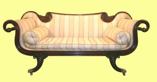 An Important Irish  Period Regency Double Ended Settee