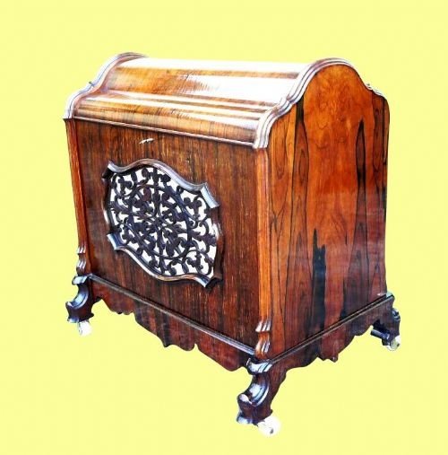 Quality Victorian Rosewood Canterbury