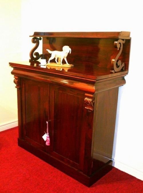Superb William IV Rosewood Antique Cabinet Chiffioneer 
C1835