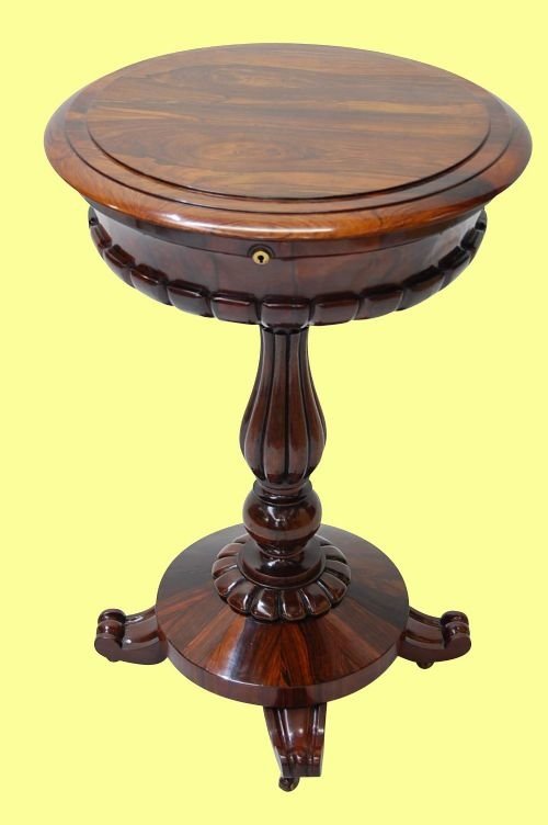 Beautiful William IV Rosewood Antique Teapoy