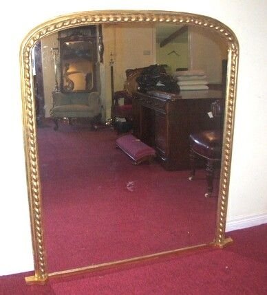 Lovely Georgian Gilt Over Mantel Mirror