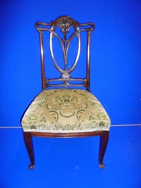 Quality Late Victorian Mahogany Nursing Chair