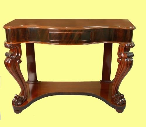 Superb Quality Victorian Mahogany Antique Serving / Hall Table