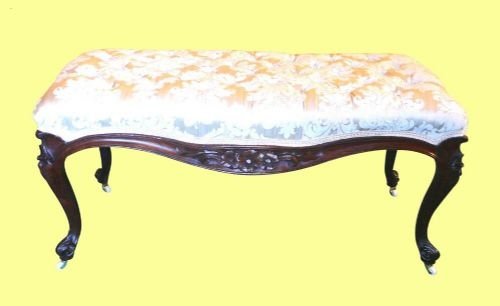 Superb Large Antique Rosewood Stool
