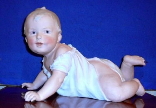 Superb Large 19th Century Heubeck Piano Baby