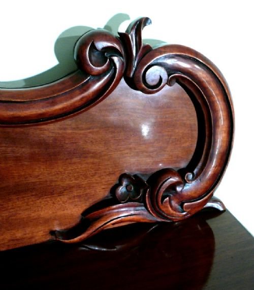 fig 1. Victorian Mahogany Inverted Breakfront Four Door Sideboard