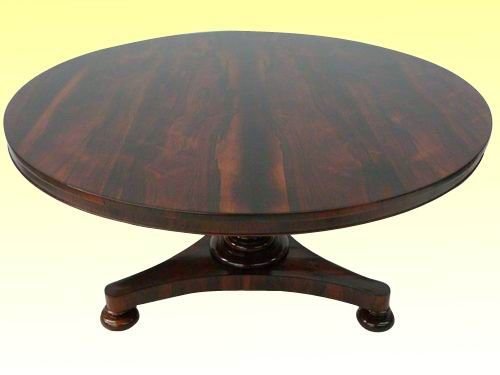William IV Circular Rosewood Table