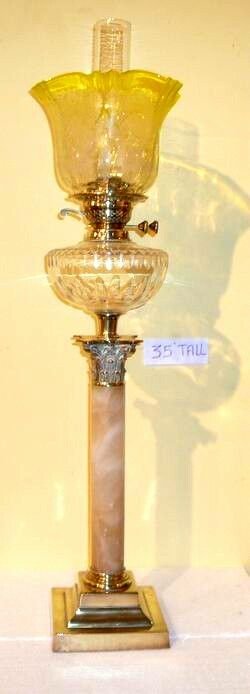 Fabulous Victorian Antique Oil Lamp