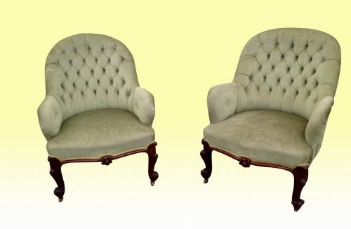 Superb Pair of  Very Comfortable Antique  Tub Chairs