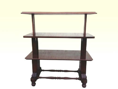 William IV Mahogany 3 Tier Metamorphic Dumb Waiter
