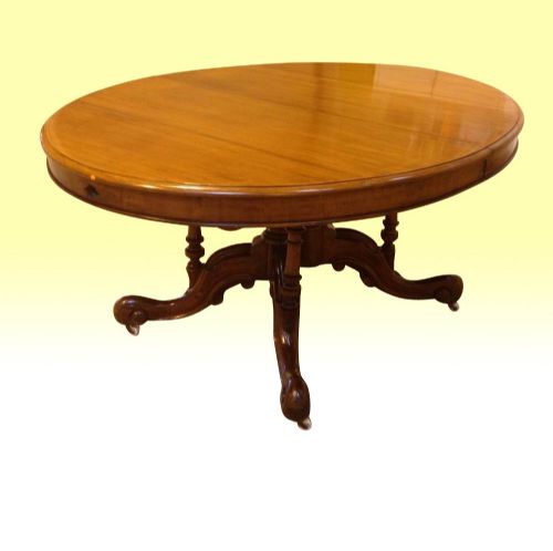 Antique Mahogany  Oval Extending Dining Table