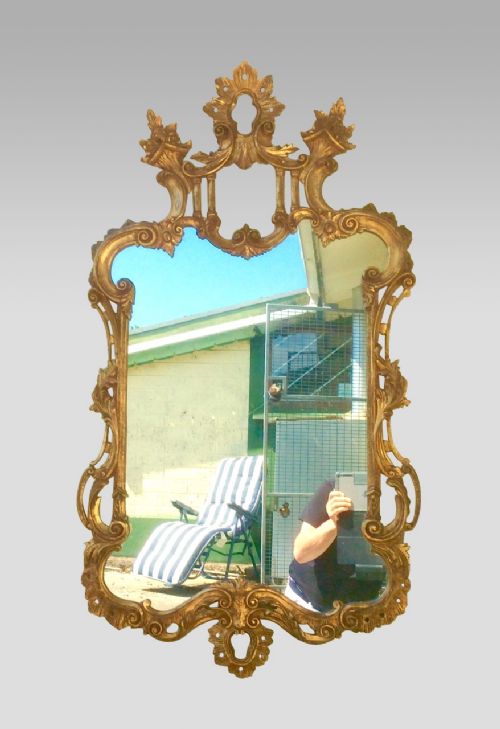Fabulous Large Antique Gilt Mirror