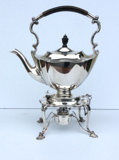 Beautiful Fine Quality Antique Sterling Silver Spirit Kettle .
Hallmarked London 1897.
