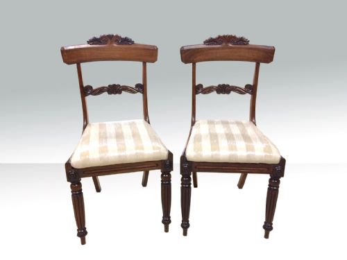 FABULOUS SET OF SIX ANTIQUEREGENCY ROSEWOOD DINING CHAIRS - ADDITIONAL PHOTO 4