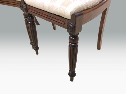 FABULOUS SET OF SIX ANTIQUEREGENCY ROSEWOOD DINING CHAIRS - ADDITIONAL PHOTO 5