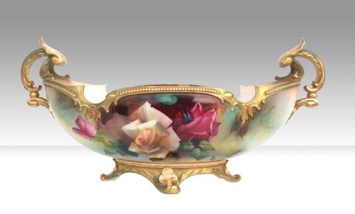 Royal Worcester Boat
shaped Vase