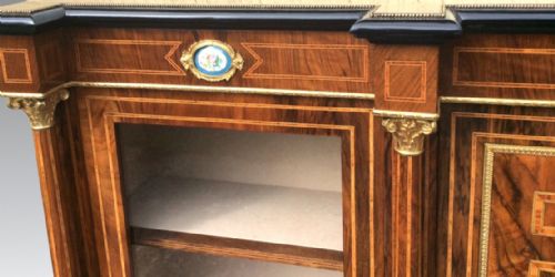 fig 1. Magnificent Antique Walnut Credenza,Sideboard